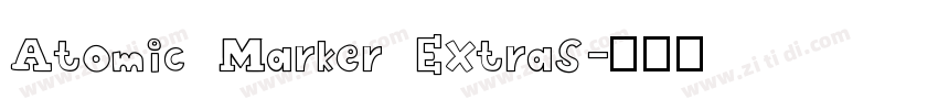 Atomic Marker Extras字体转换